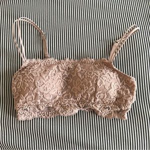 Abercrombie and Fitch Lace Bandeau Bralette